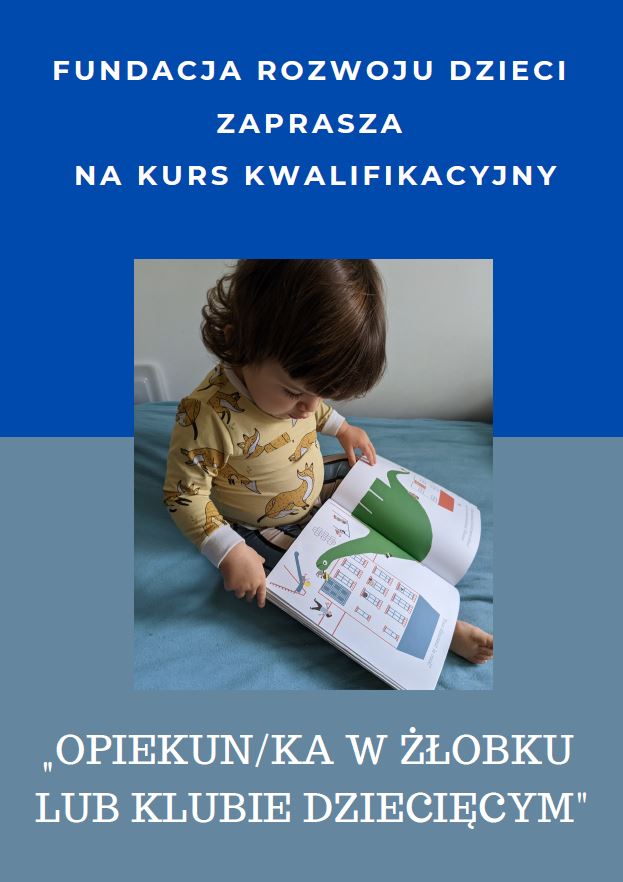 Opiekun/ka w żłobku lub klubie dziecięcym (kwalifikacyjne)